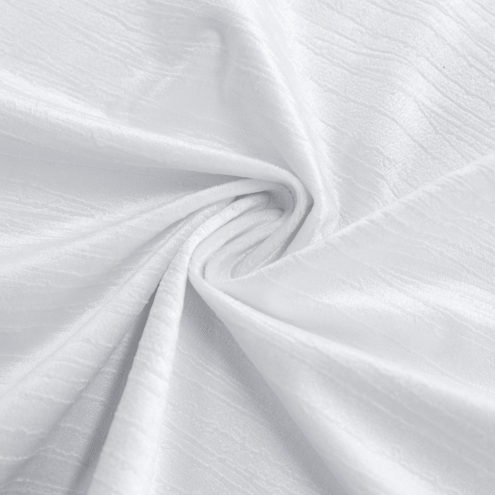 5 pcs/pk Crinkle Velvet 20"x20" Linen Napkin - White - CV Linens