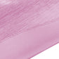 Crinkle Velvet 120" Round Tablecloth Pink underside of fabric