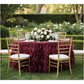 Curly Willow 14ft Table Skirt - Burgundy