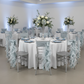 Curly Willow Chair Sash - Dusty Blue