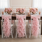 Curly Willow Chair Sash - Dusty Rose/Mauve | chiavari | sash tie |