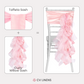Curly Willow Chair Sash - Pink - CV Linens