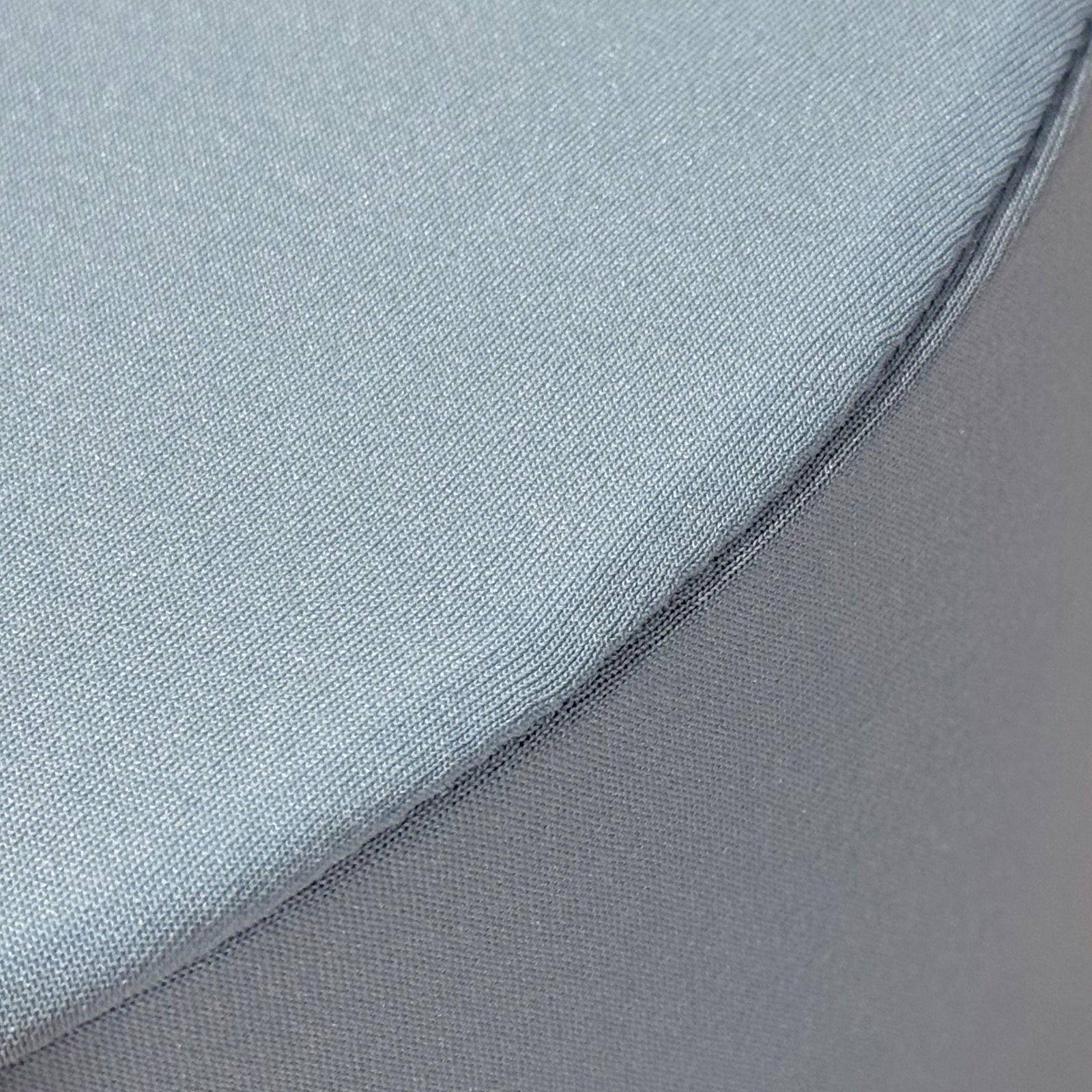 Baby Blue Spandex Covers for Cylinder Metal Cake/Dessert Pedestal Stands 5 pcs/set edge close up