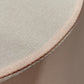 Blush/Rose Gold Spandex Covers for Cylinder Metal Cake/Dessert Pedestal Stands 5 pcs/set edge close up