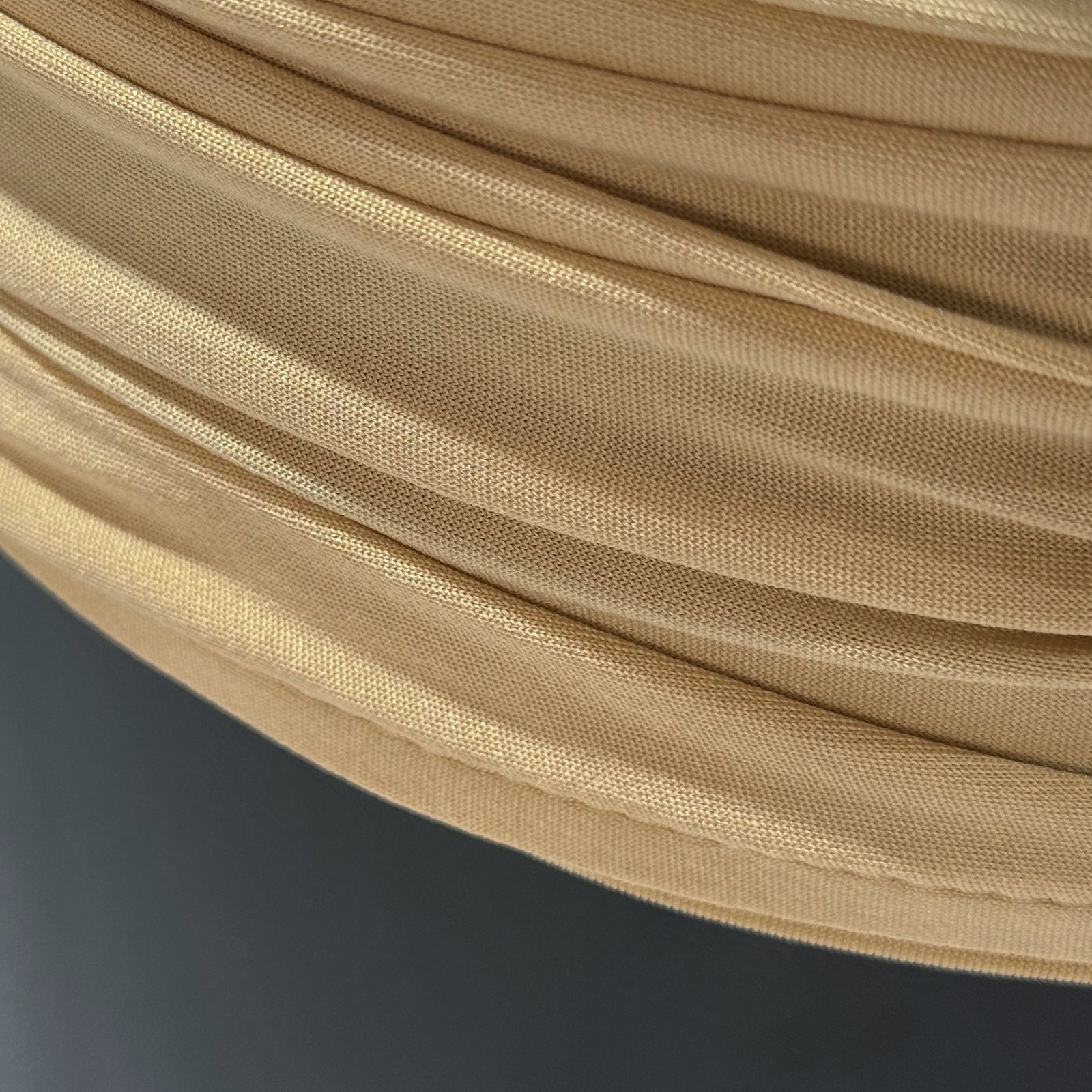 Champagne Spandex Covers for Cylinder Metal Cake/Dessert Pedestal Stands 5 pcs/set bottom of cover