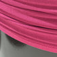 Fuchsia Spandex Covers for Cylinder Metal Cake/Dessert Pedestal Stands 5 pcs/set bottom of cover