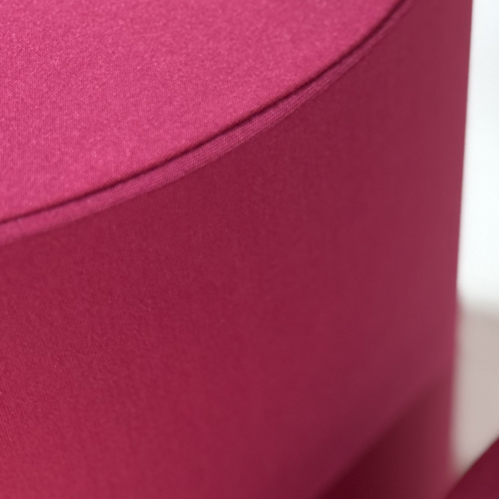 Fuchsia Spandex Covers for Cylinder Metal Cake/Dessert Pedestal Stands 5 pcs/set close up