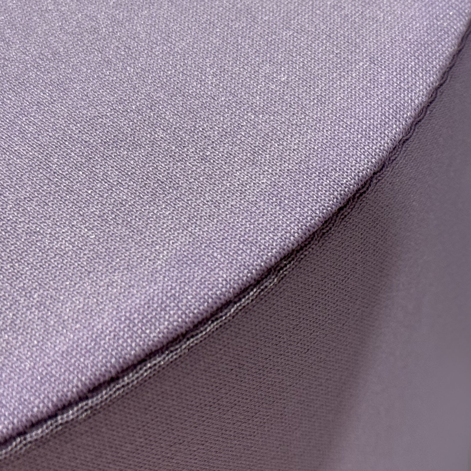 Lavender Spandex Covers for Cylinder Metal Cake/Dessert Pedestal Stands 5 pcs/set edge close up