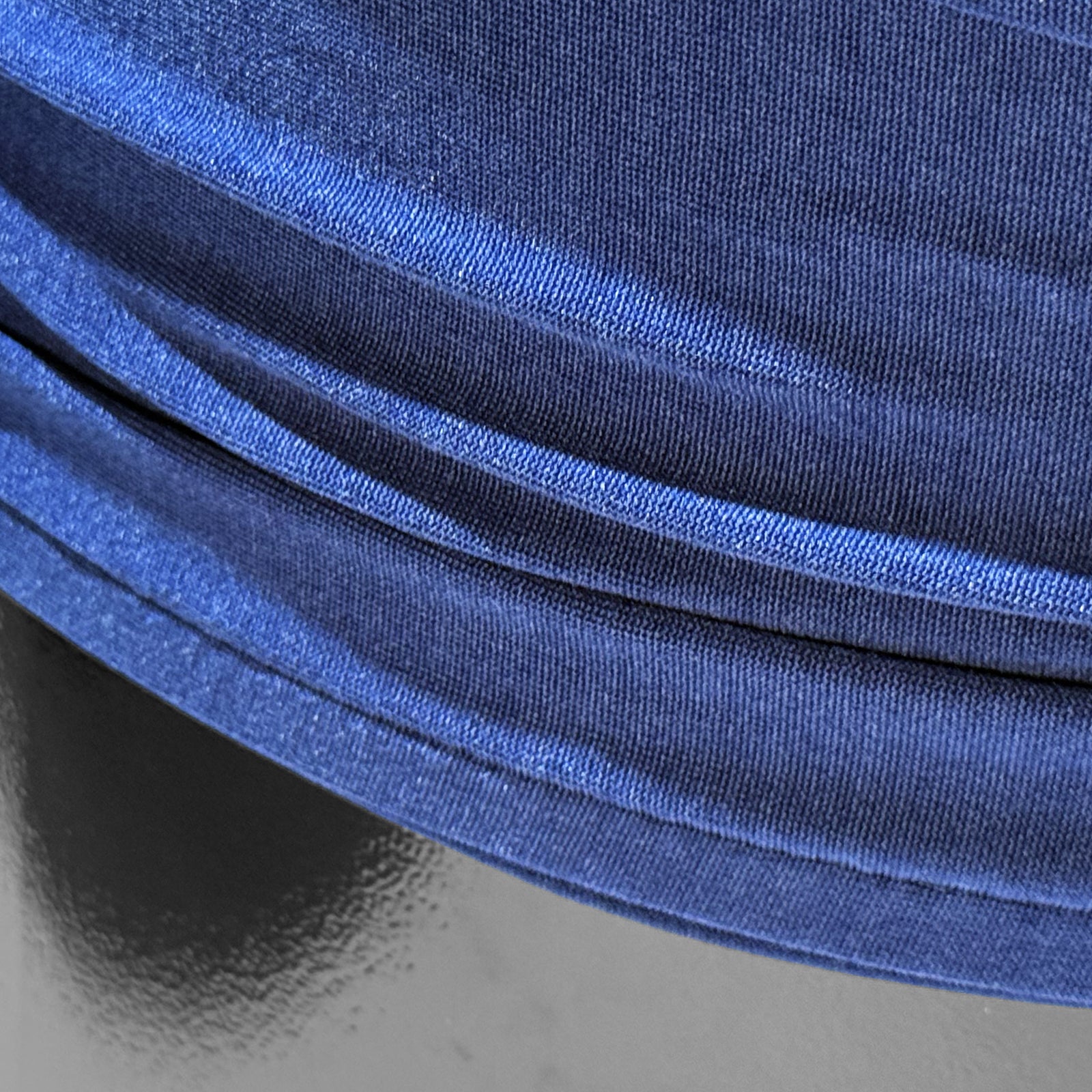 Navy Blue Spandex Covers for Cylinder Metal Cake/Dessert Pedestal Stands 5 pcs/set bottom of cover