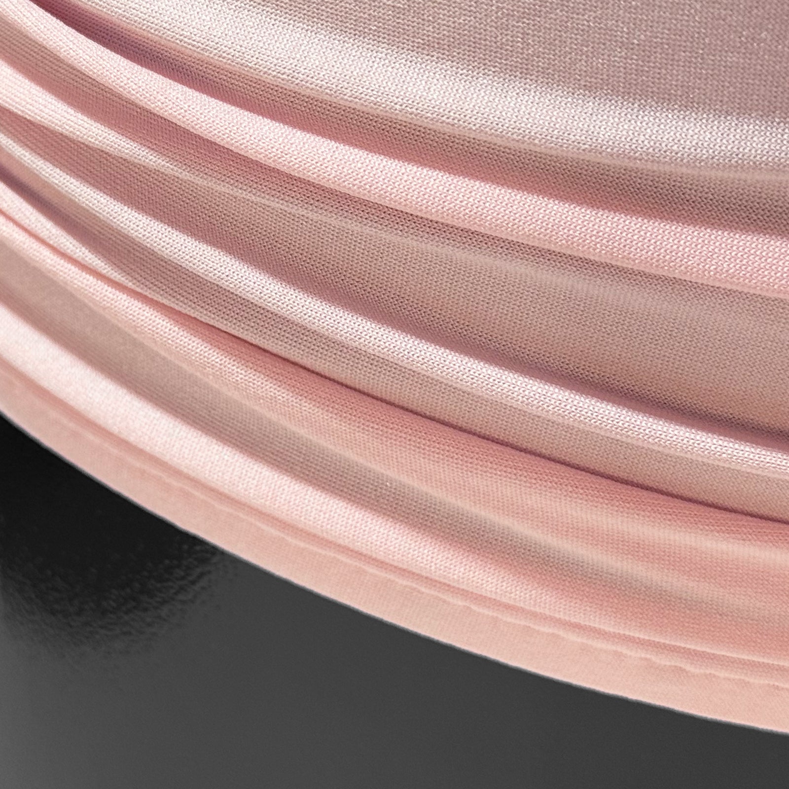 Pink Spandex Covers for Cylinder Metal Cake/Dessert Pedestal Stands 5 pcs/set bottom of cover