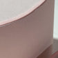 Pink Spandex Covers for Cylinder Metal Cake/Dessert Pedestal Stands 5 pcs/set close up