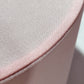Pink Spandex Covers for Cylinder Metal Cake/Dessert Pedestal Stands 5 pcs/set close up