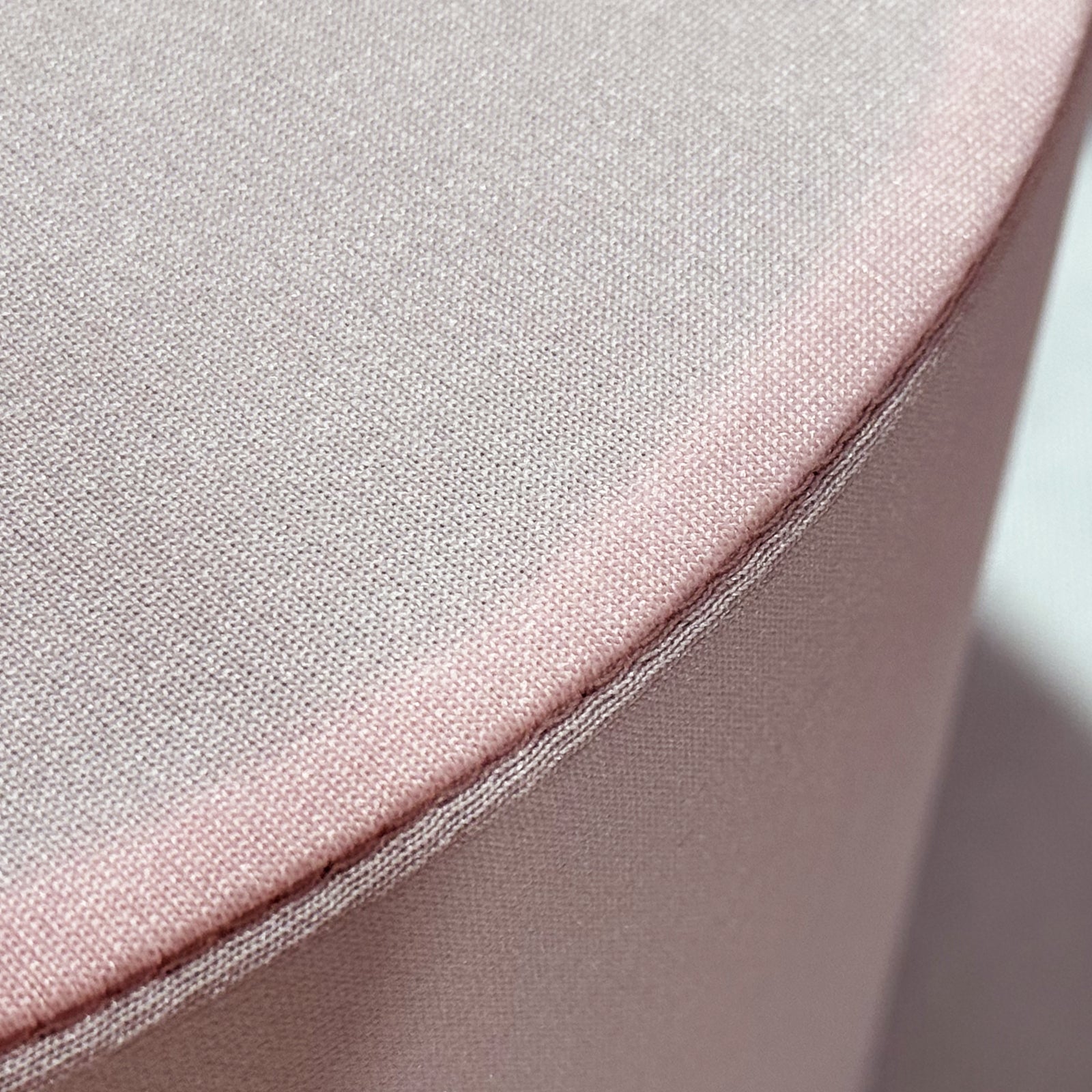 Pink Spandex Covers for Cylinder Metal Cake/Dessert Pedestal Stands 5 pcs/set close up