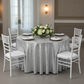 Diamond Glitz Sequins 120" Round Tablecloth - Silver 