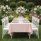 Economy Polyester Tablecloth 60"x120" Rectangular - Blush/Rose Gold