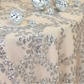 Economy Polyester Tablecloth 120" Round - Champagne