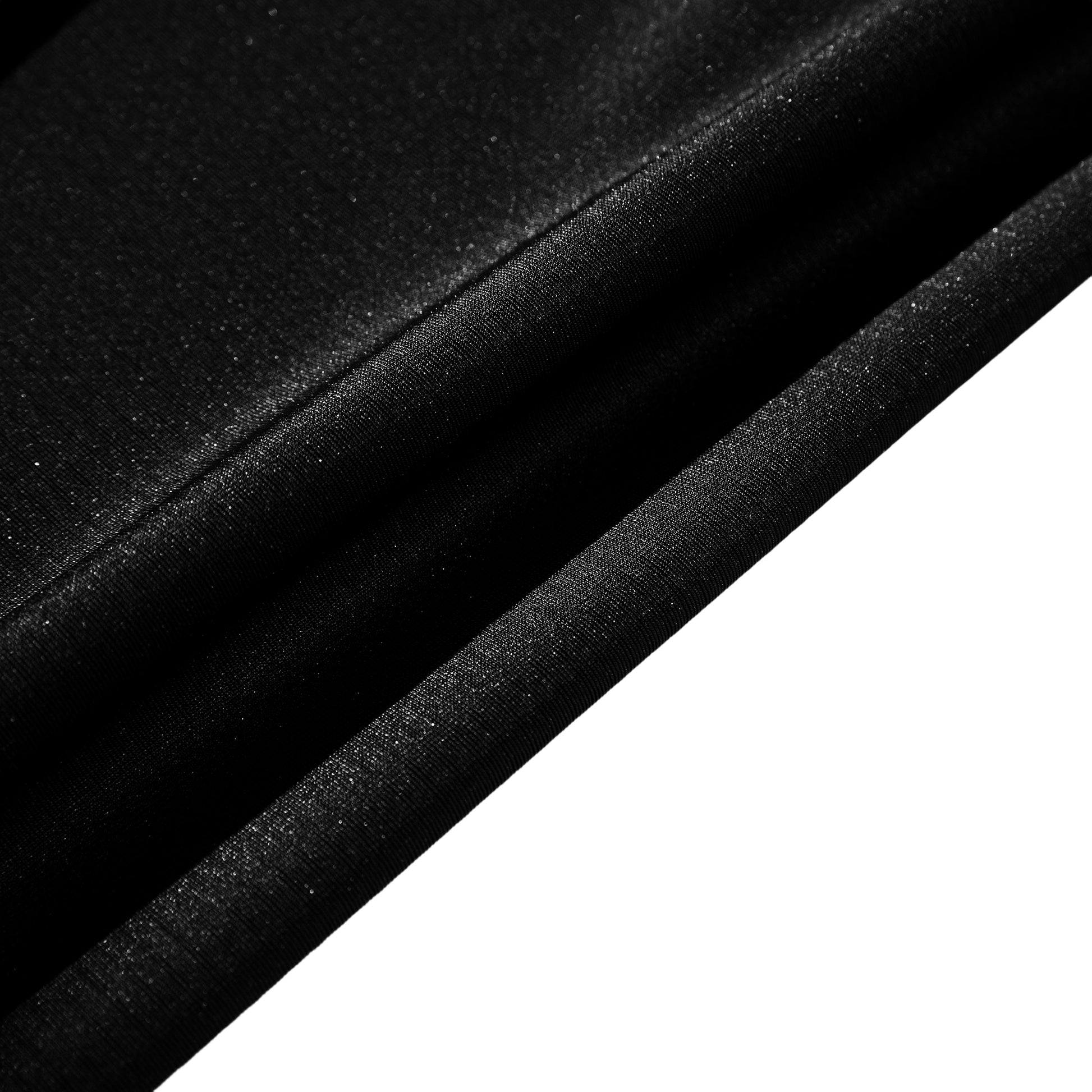 Embossed Geometric Jacquard 90"x132" Rectangle Tablecloth Black underside of fabric