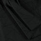 Embossed Geometric Jacquard Black fabric