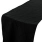 Embossed Geometric Jacquard Table Runner Black close up