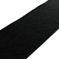 Embossed Geometric Jacquard Table Runner Black close up of geometric pattern