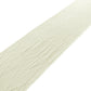 Embossed Geometric Jacquard Table Runner Ivory overview of geometric pattern