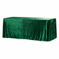 Velvet King 108"x156" Rectangular Tablecloth - Emerald Green
