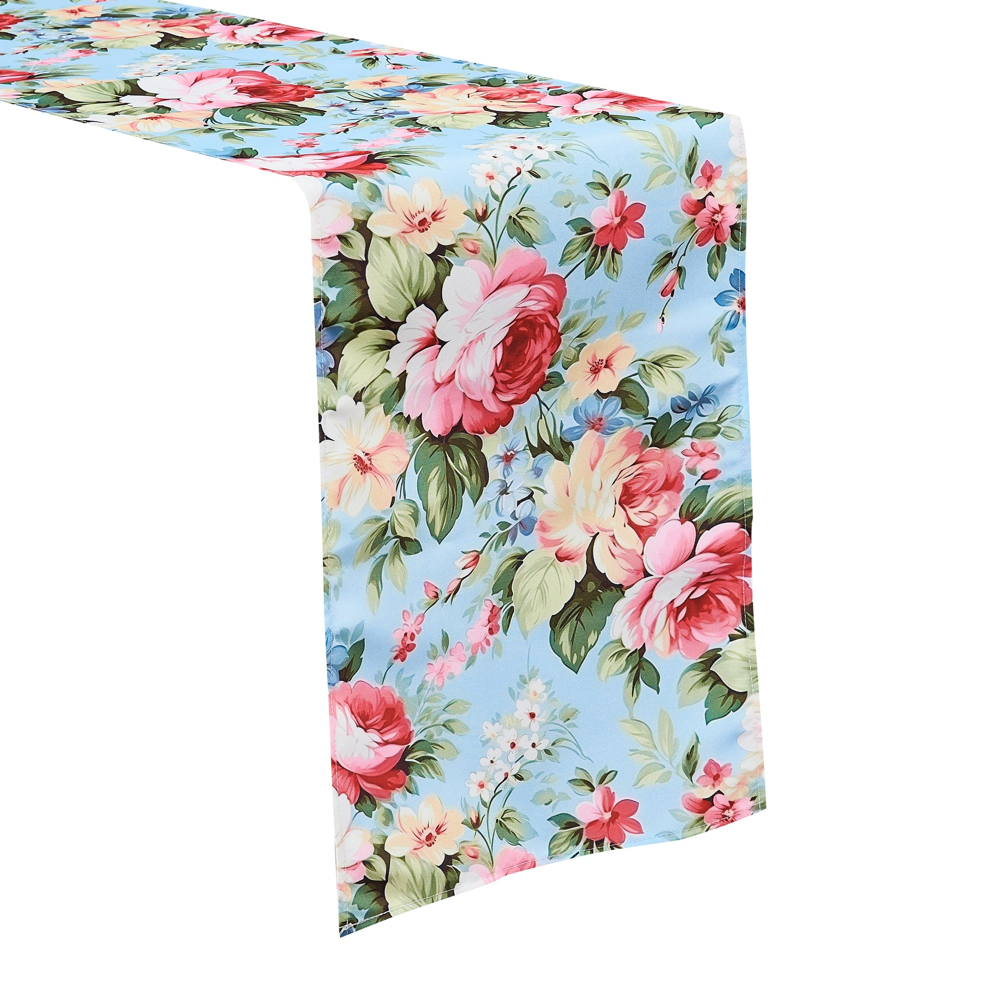 English Garden Floral Table Runner
