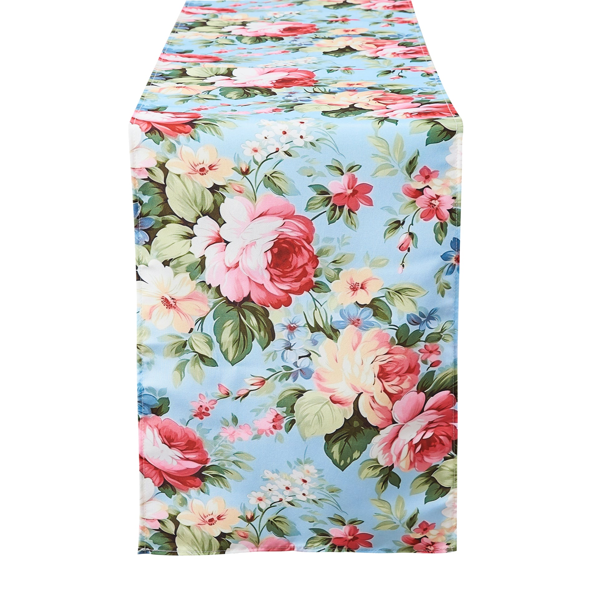 English Garden Floral Table Runner
