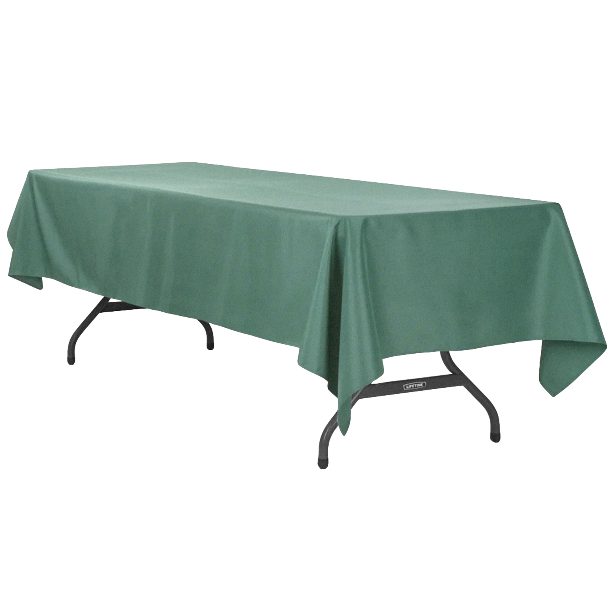 60"x120" Rectangular Premium Polyester Tablecloth - Eucalyptus