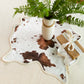 Faux Cowhide 20"x19" Placemats/Napkins (Set of 4) - Brown Lifestyle Image 