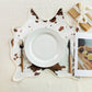 Faux-Cowhide-20x19-Placemats-Napkins-Brown Lifestyle Image