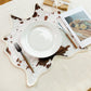 Faux Cowhide 20"x19" Placemats/Napkins (Set of 4) - Brown Lifestyle Image