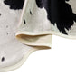 Faux Cowhide Table Runner - Black - Detailed View