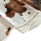 Faux Cowhide Table Runner - Brown - Detailed View