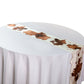 Faux Cowhide Table Runner - Brown - Side View
