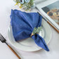 Faux Linen Denim 20x20 Napkin (5pc/pk) - Blue - Lifestyle