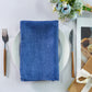 Faux Linen Denim 20x20 Napkin (5pc/pk) - Blue - flatlay view
