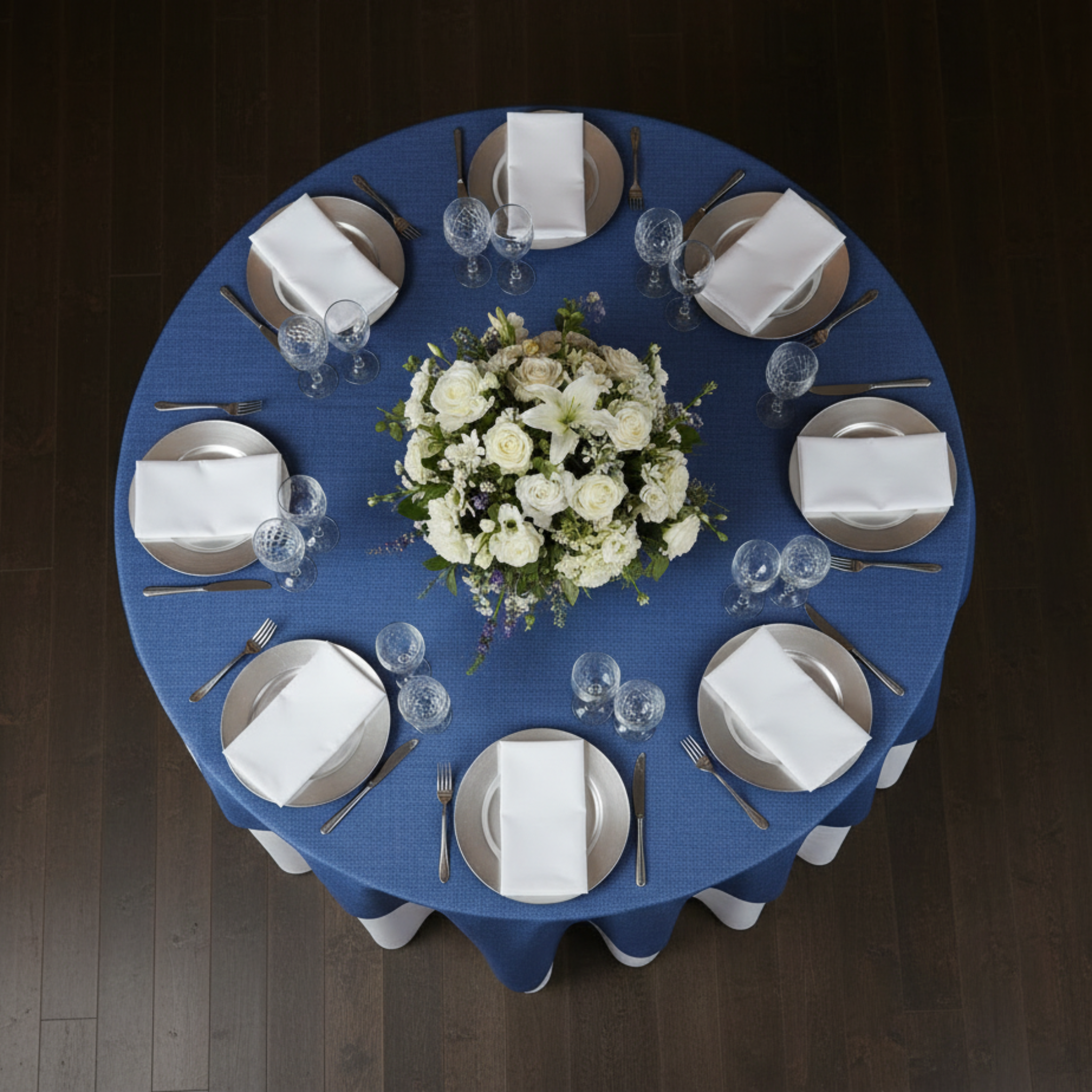 Faux-Linen-Denim-72x72-Table-Overlay-Tablecloth-Blue-

Faux Linen Denim 72
