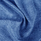 Faux Linen Denim Round Tablecloth - Blue - Detail