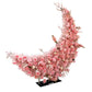 Floral 3D Backdrop for Crescent Moon Stand Pink angled view