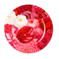 Floral Peony and Roses Acrylic Charger - Fuchsia