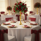 Flower Vase Riser Holder Centerpiece Stand 20"H - Gold | charger plate | napkin | wine goblets | tablecloth |