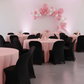 birthday celebration with Folding Spandex Chair Cover - Black