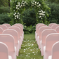 Folding Spandex Chair Cover - Blush