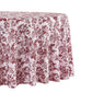 French-Toile-132Round-Tablecloth-Burgundy-CloseUp