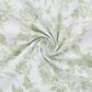 French Toile Fabric Sage Green
