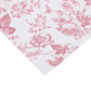 French Toile Linen Dusty Rose/Mauve hemmed finish