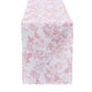French Toile Table Runner Dusty Rose/Mauve - CV Linens