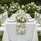 French Toile Table Runner - Olive Green