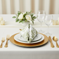 front view of French Toile 20"x20" Linen Napkin (5pc/pk) - Olive Green
